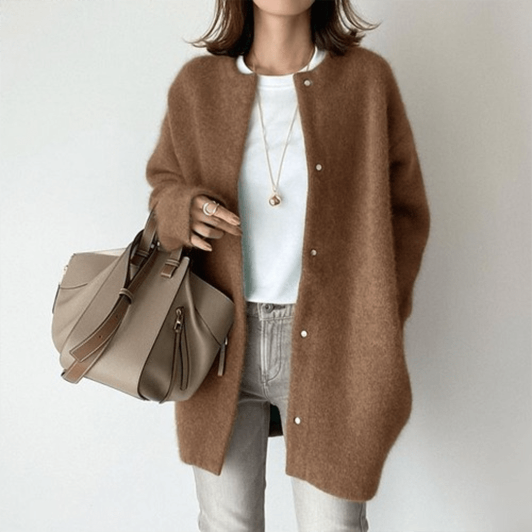 CHLOE - ELEGANT CASHMERE CARDIGAN