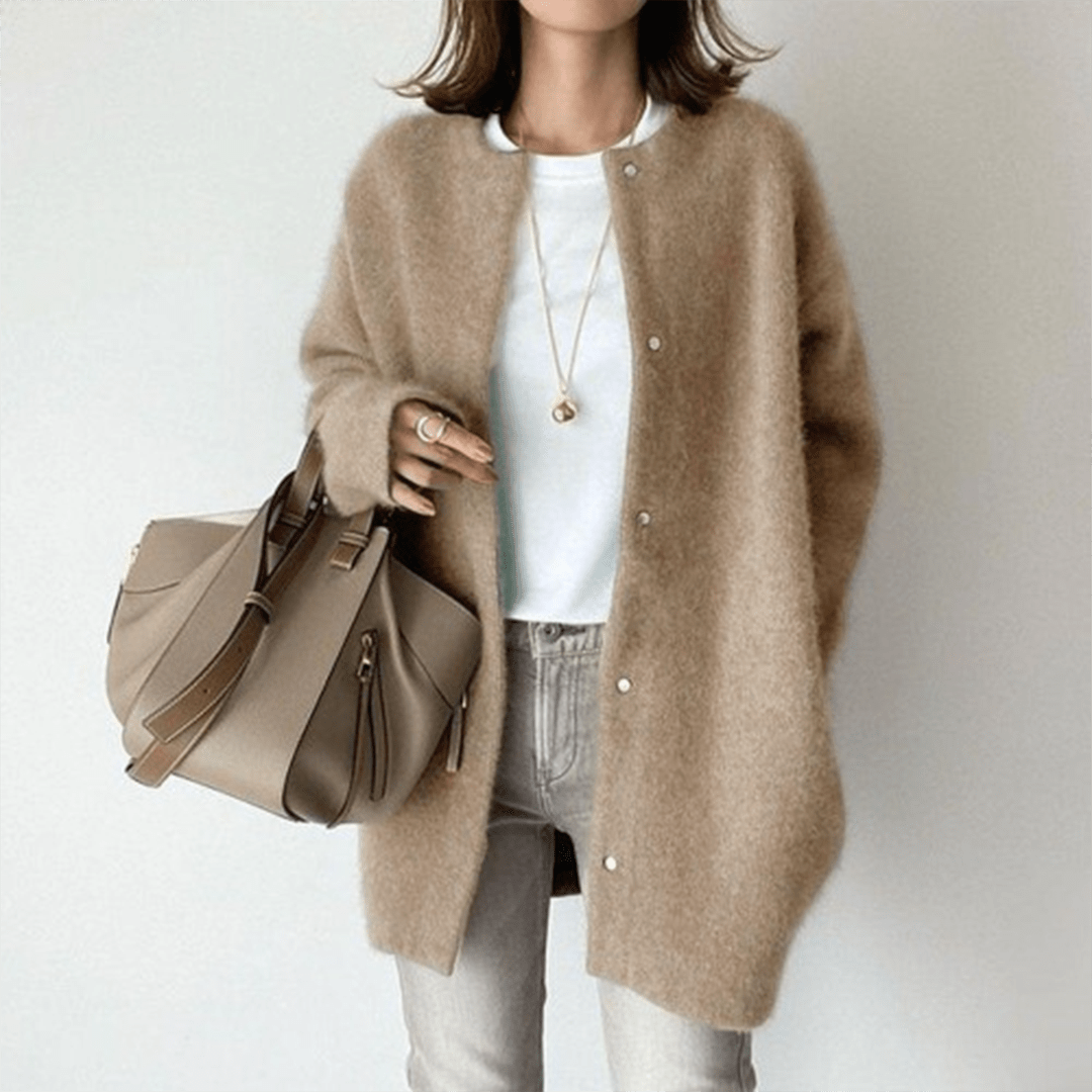 CHLOE - ELEGANT CASHMERE CARDIGAN